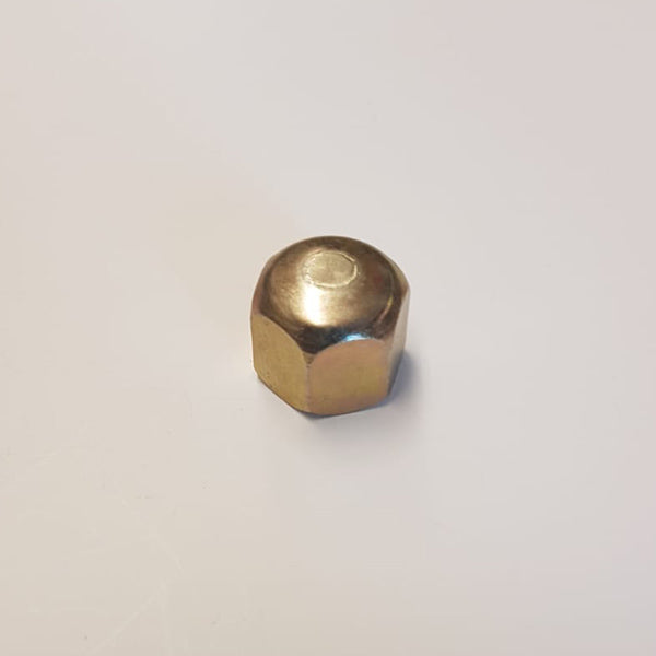 Hutmuttern, M8, niedrige Form, DIN 917 für Mercedes-Benz, Güte 8, Gelb verzinkt