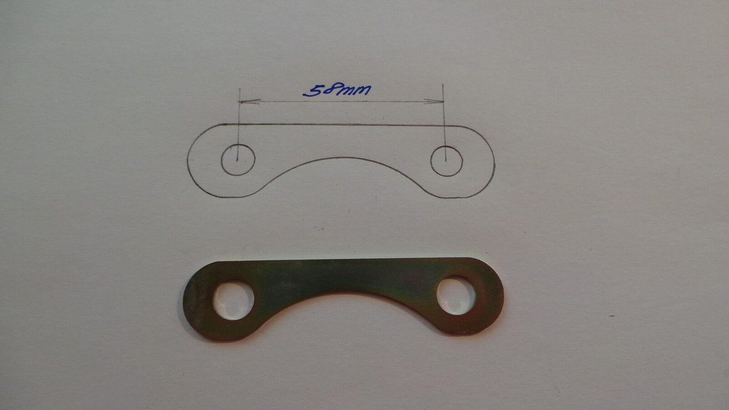 Sicherungsblech für Mercedes OE 1119940112 gelb verzinkt Pagode W113, W108, W111