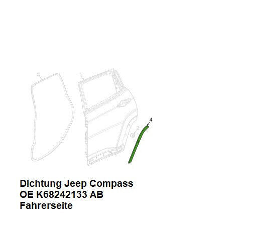 Original Dichtung Jeep Compass OE K68242133 AB