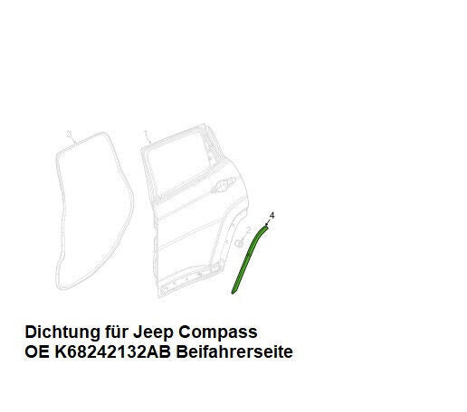 Original Dichtung Jeep Compass OE K68242132 AB