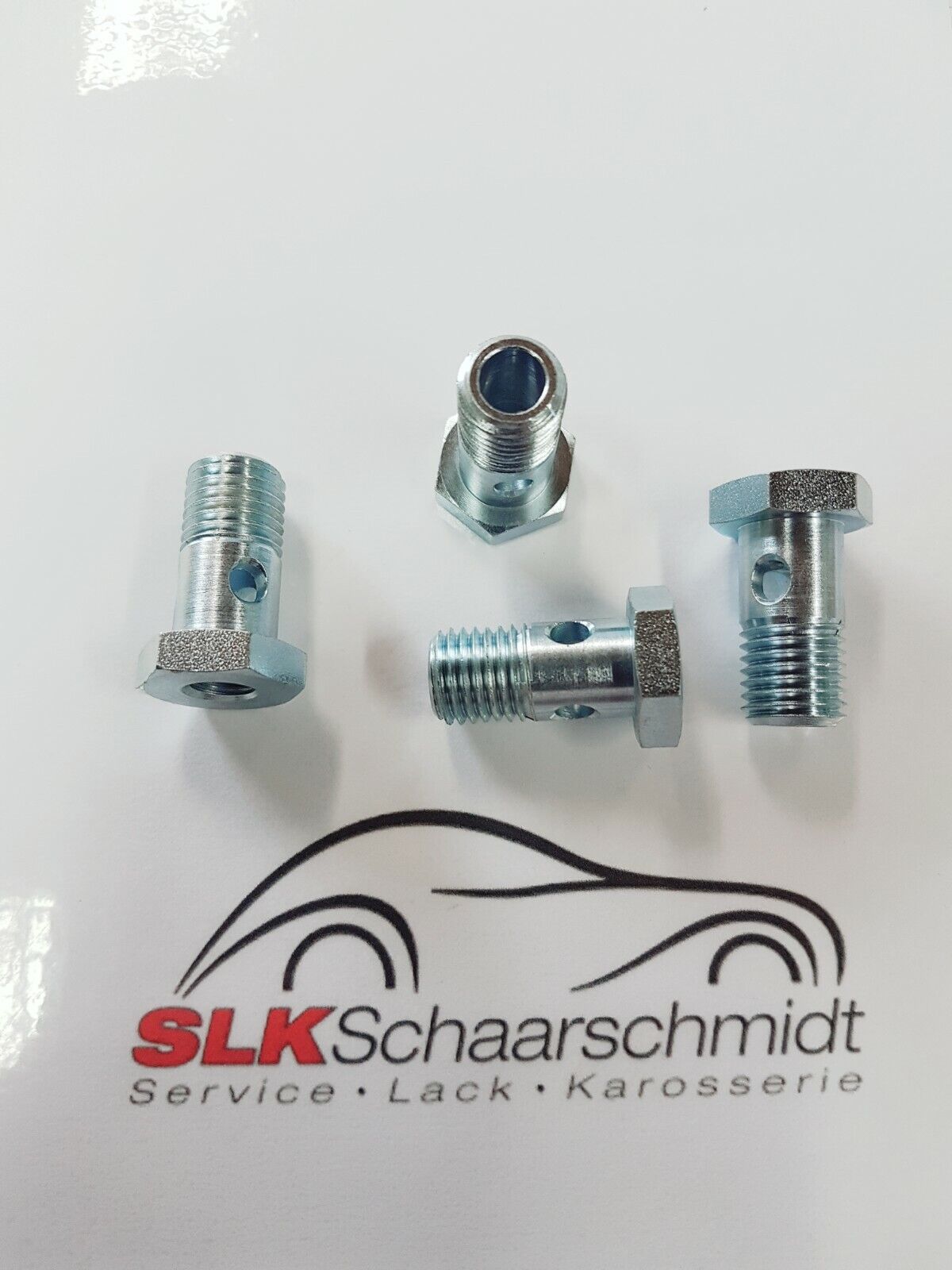 Hohlschraube: HS 6 / AG M12 x 1,5 / IG M8 x 1 DIN 7623 Stahl verzinkt metrisch