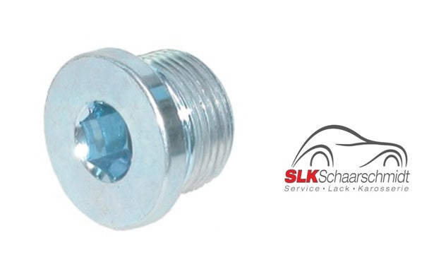 Verschlussschrauben Blindstopfen, DIN 908, Stahl verzinkt, metrisch