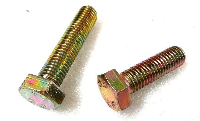 Sechskantschrauben DIN 961, Feingewinde, Güte 8.8, gelb verzinkt