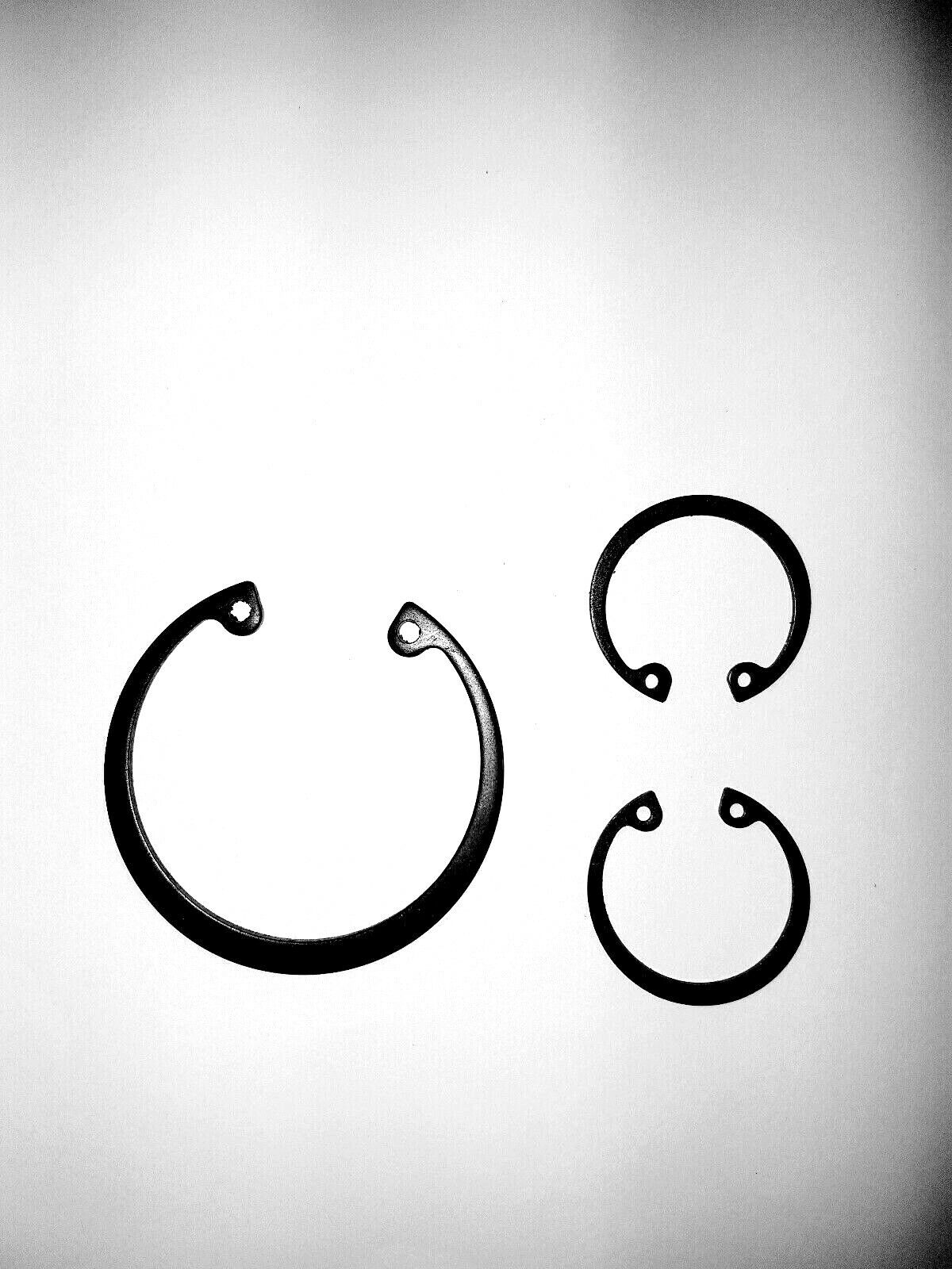 Seegerring, Sicherungsringe für Bohrungen, DIN 472, Größe 10 bis 80, innen