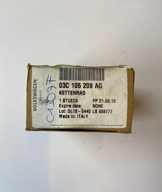 Original VW Kettenrad 03C105209AG für VW Audi Seat Skoda