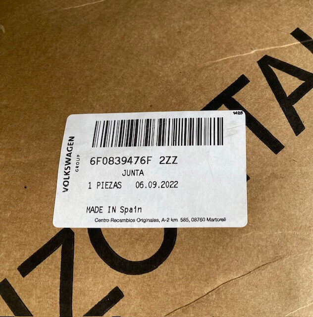 Original VW Fensterabdichtung 6F0839476 F für Seat Ibiza 2017